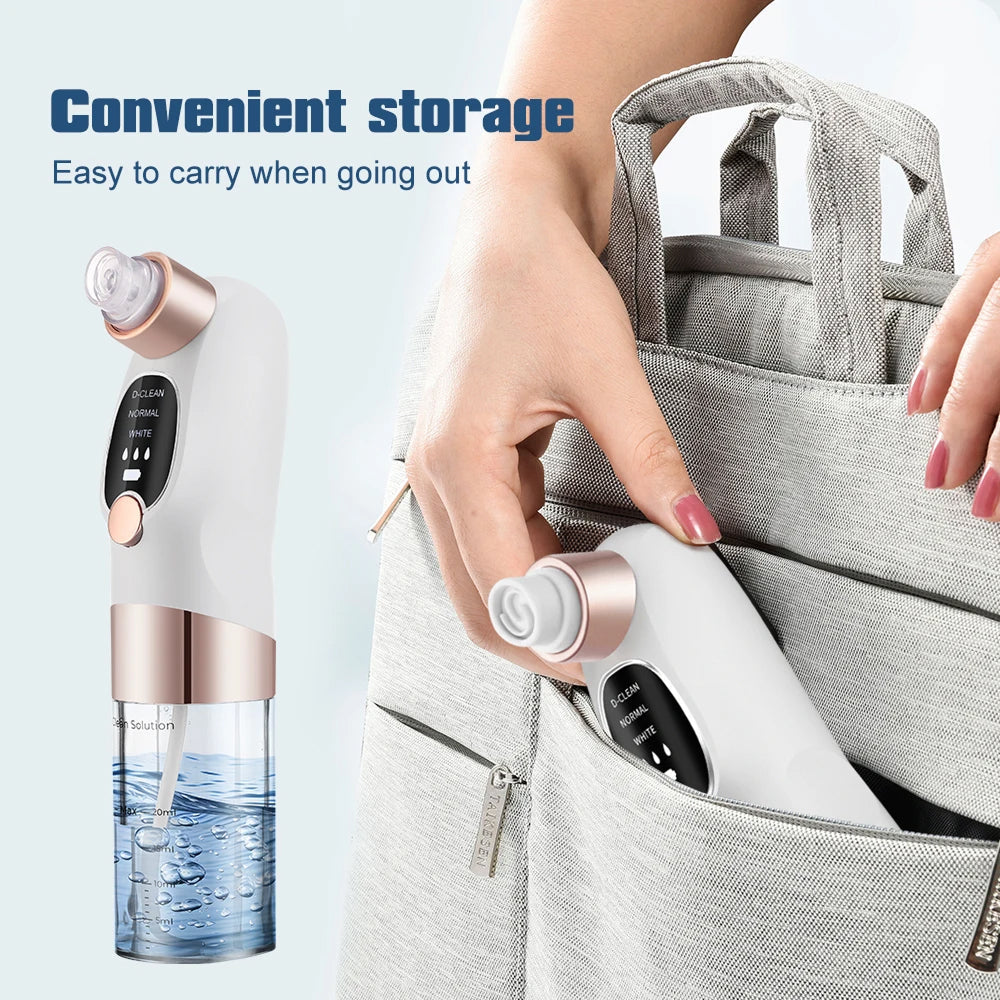 PurePreti Vacuum Pore Cleaner – 5 Suction Levels, 4 Replaceable Probes & USB Rechargeable