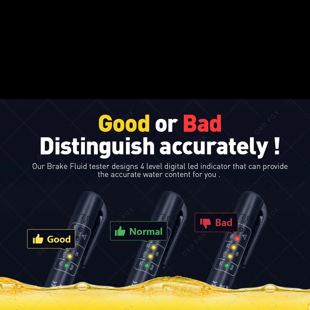RadivJoli Accurate To 1% For Precise DOT3, DOT4, And DOT5 Fluid Testing