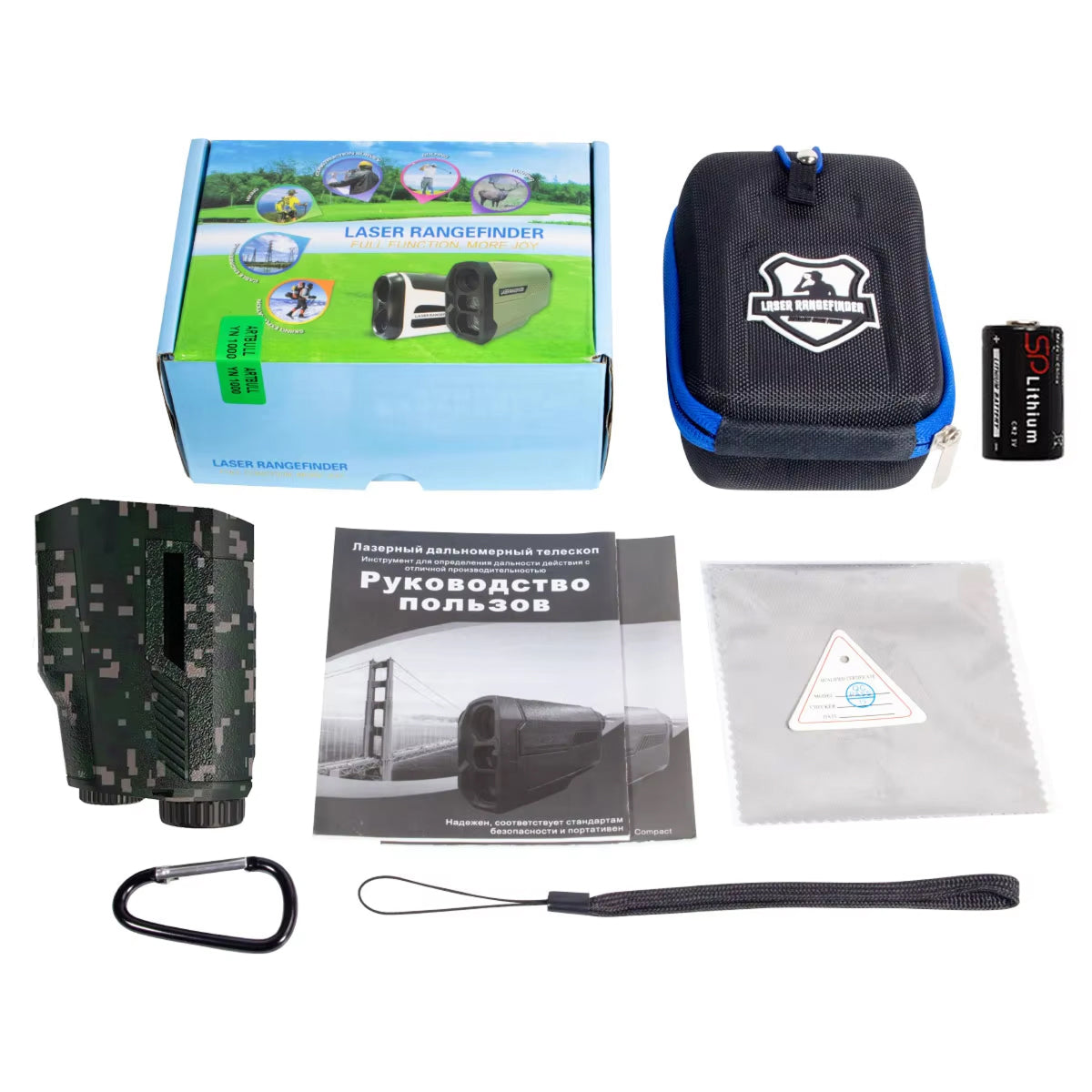 ScoWildy Hunting Rangefinder 1000m with Slope Compensation & Flagpole Lock