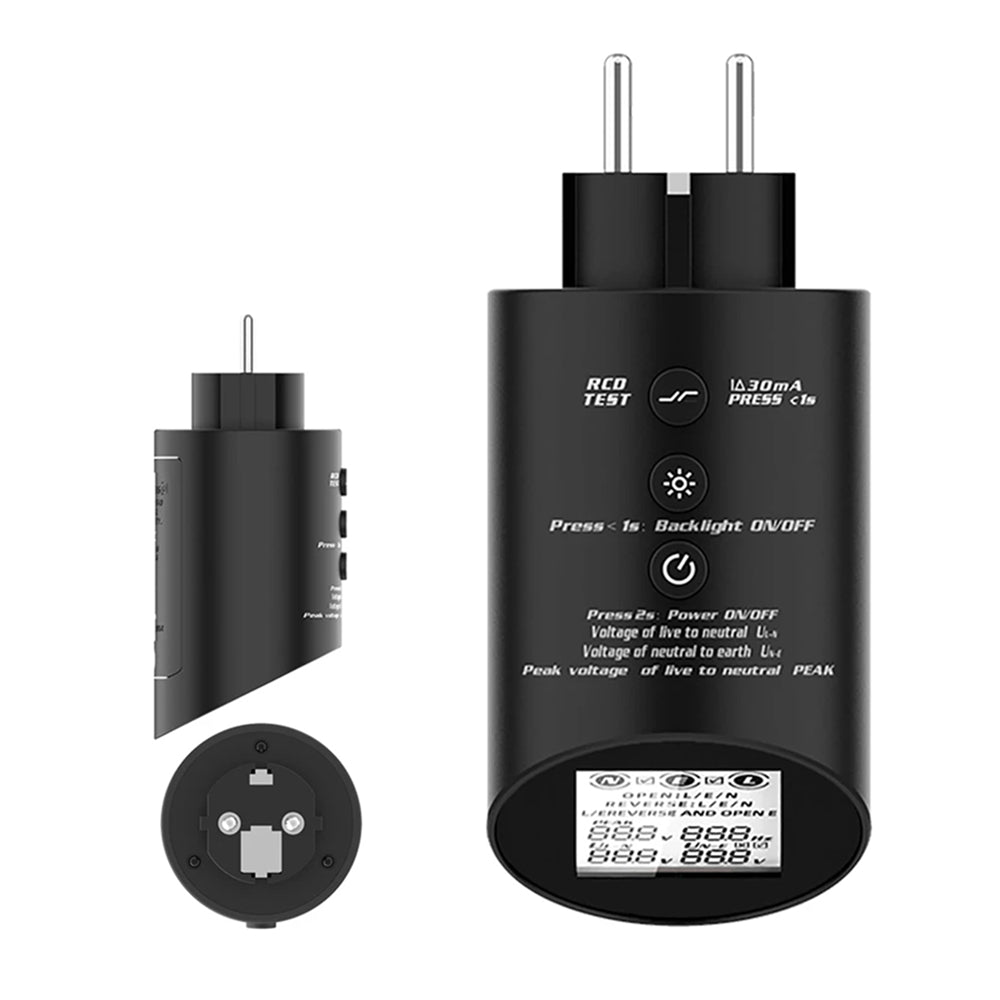 RefGriote True RMS Multi-Parameter Measurement: Voltage, Frequency, Neutral-to-Earth, And Phase TRMS
