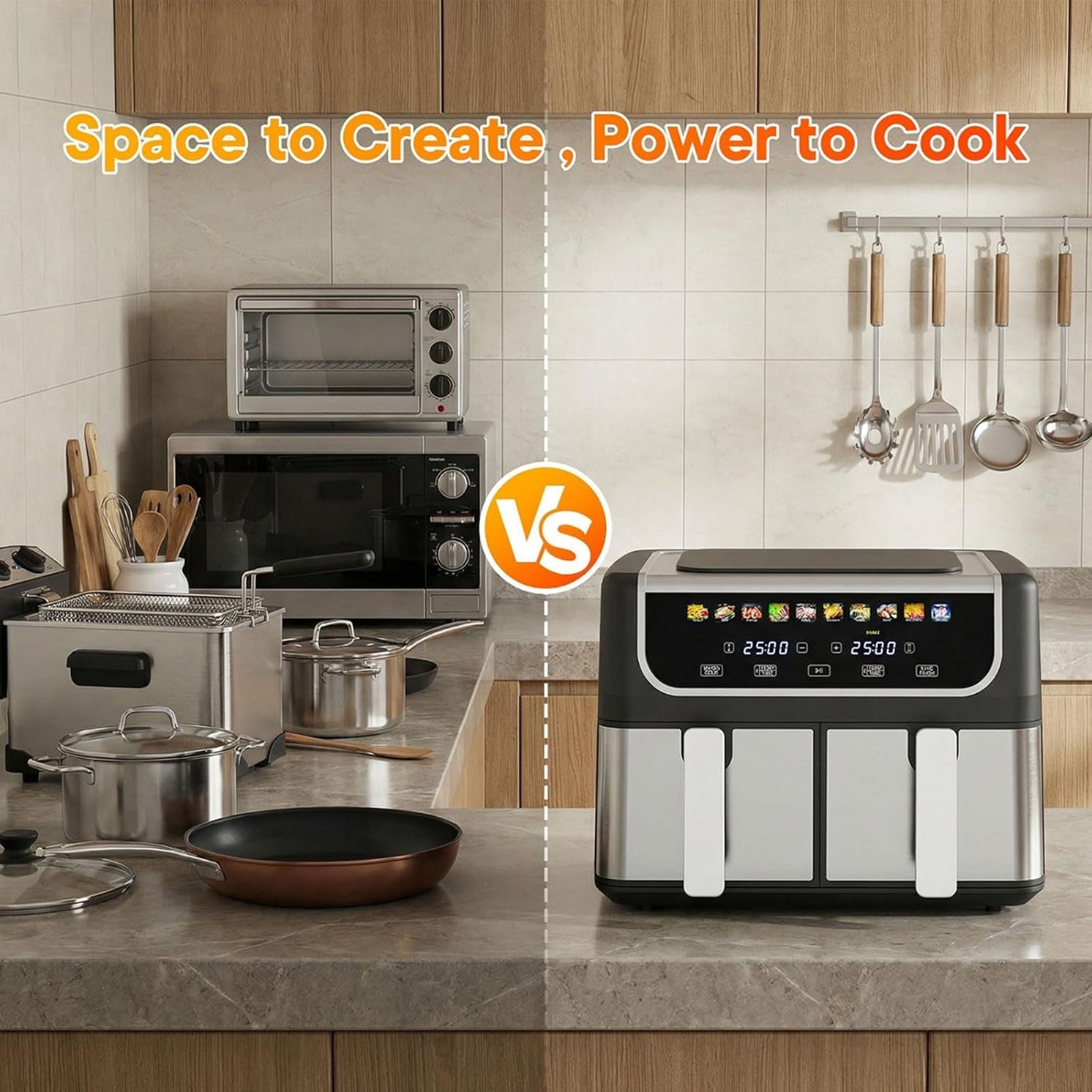 RoastyAir 85% less oil used