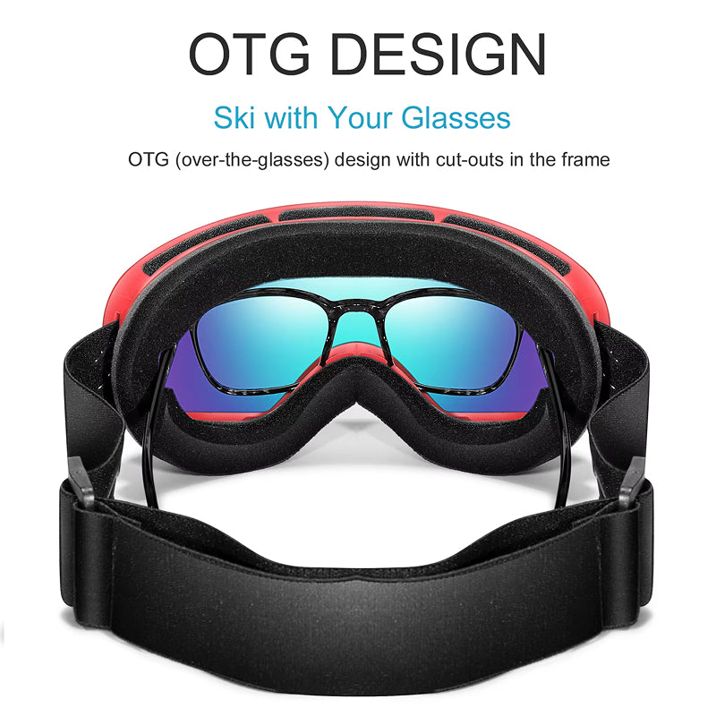 RosGlaco Ski Goggles