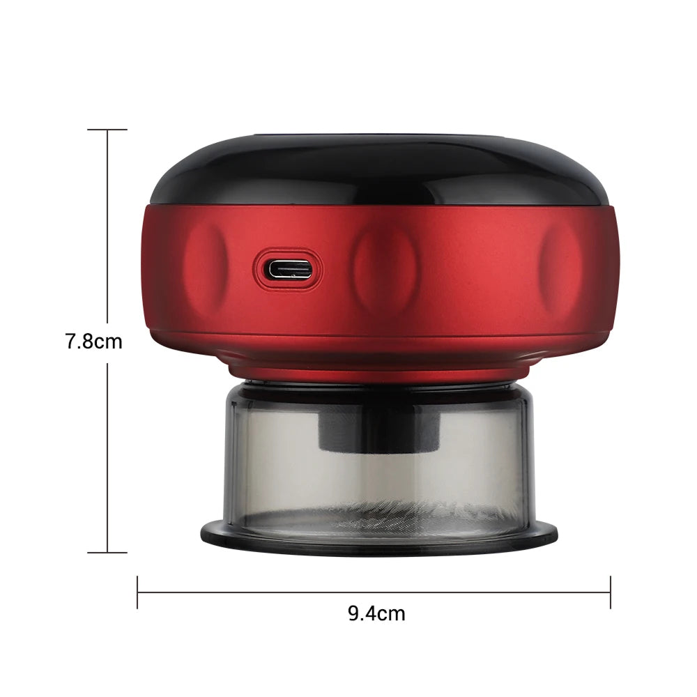 SapixAmi Smart Cupping Massager 12 Level Suction 12 Level Heat Red Light Therapy