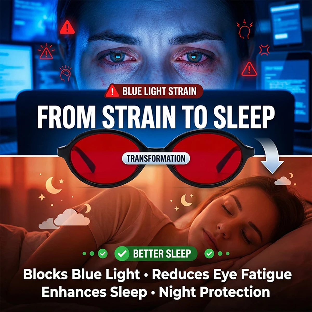 SatisGrad Blue light blocking rate from 20% to 90%