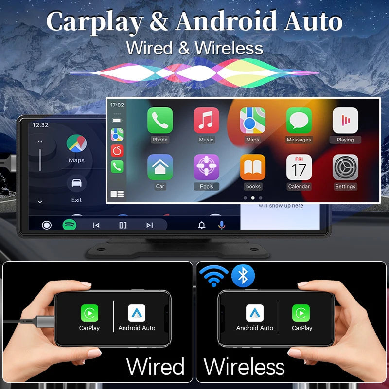 SciCarix Apple CarPlay And Android Auto Wired And Wireless On A 10.26-Inch Ultra-Wide Display