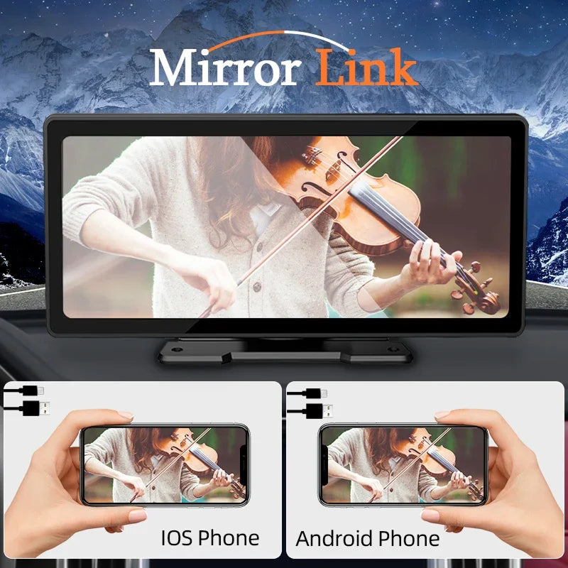 SciCarix Apple CarPlay And Android Auto Wired And Wireless On A 10.26-Inch Ultra-Wide Display