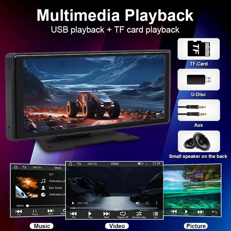 SciCarix Apple CarPlay And Android Auto Wired And Wireless On A 10.26-Inch Ultra-Wide Display