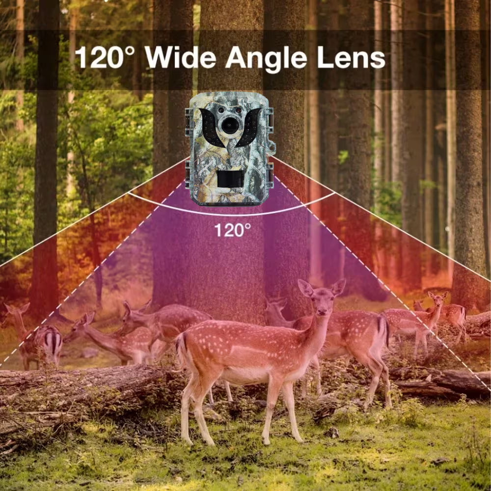 ScoXeCam 16MP Stealth Trail Camera – 940nm No-Glow IR, 0.2s Trigger & IP66 Waterproof Housing