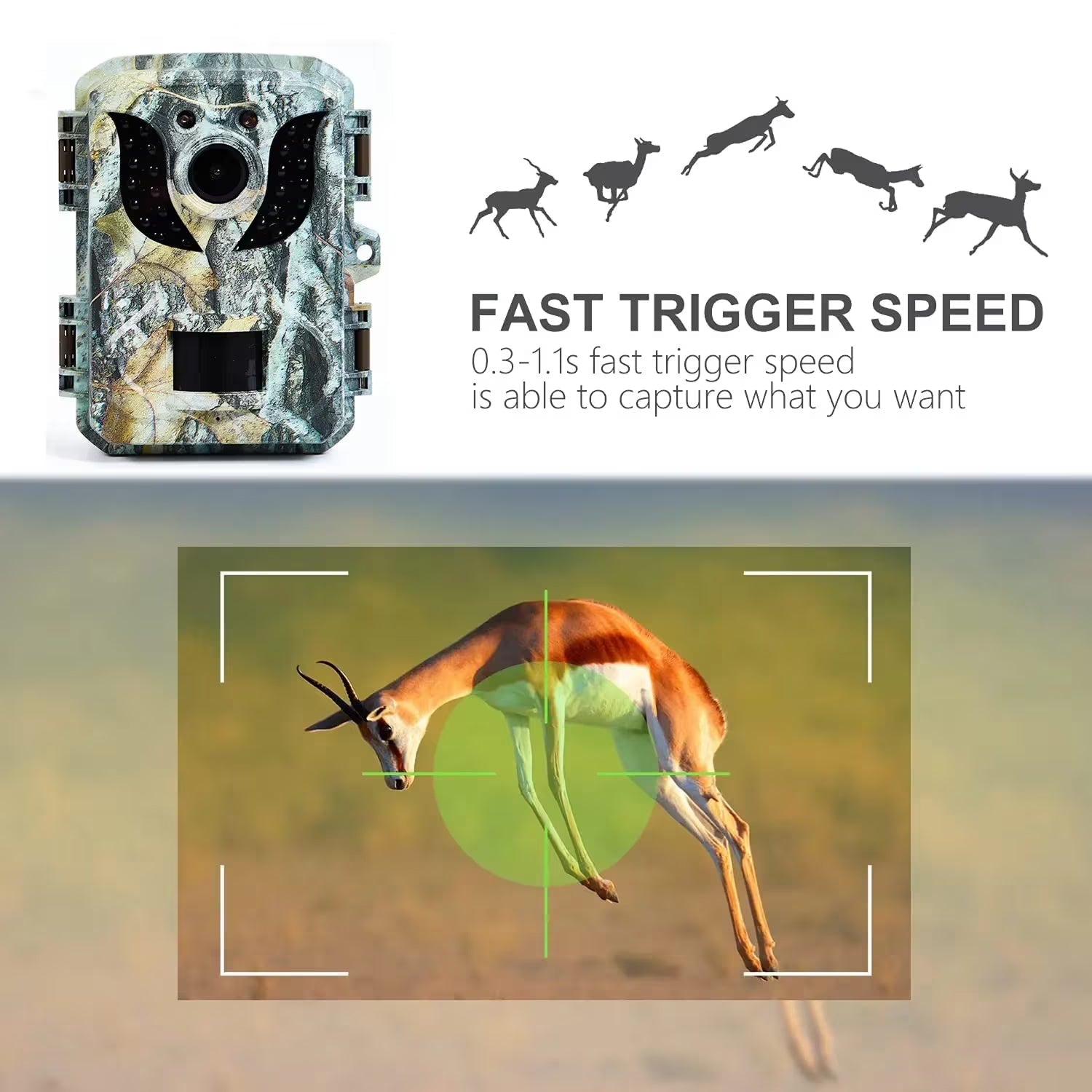 ScoXeCam 16MP Stealth Trail Camera – 940nm No-Glow IR, 0.2s Trigger & IP66 Waterproof Housing