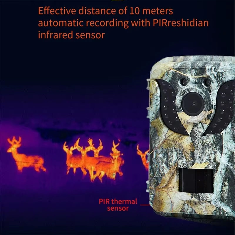 ScoXeCam 16MP Stealth Trail Camera – 940nm No-Glow IR, 0.2s Trigger & IP66 Waterproof Housing