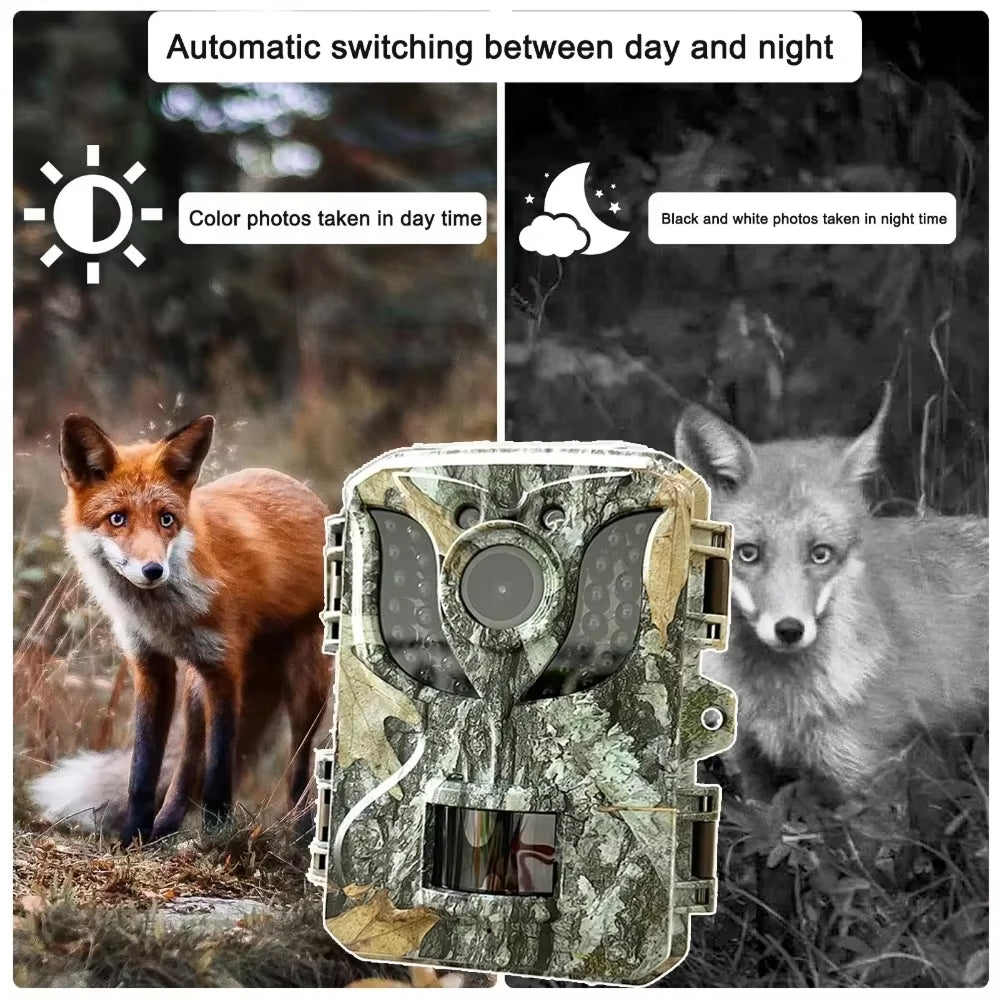 ScoXeCam 16MP Stealth Trail Camera – 940nm No-Glow IR, 0.2s Trigger & IP66 Waterproof Housing
