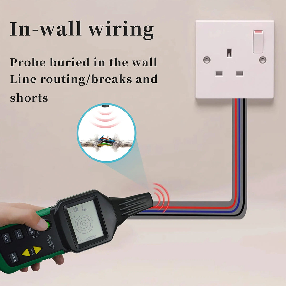 SelMigno Traces Live And Dead Cables, Conduit, And Metal Pipes In Walls, Floors, And Underground