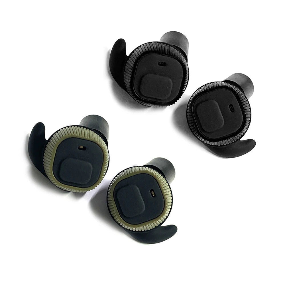 ShuxKiva Electronic Shooting Earplugs NRR 26 Sound Amplification & Noise Canceling