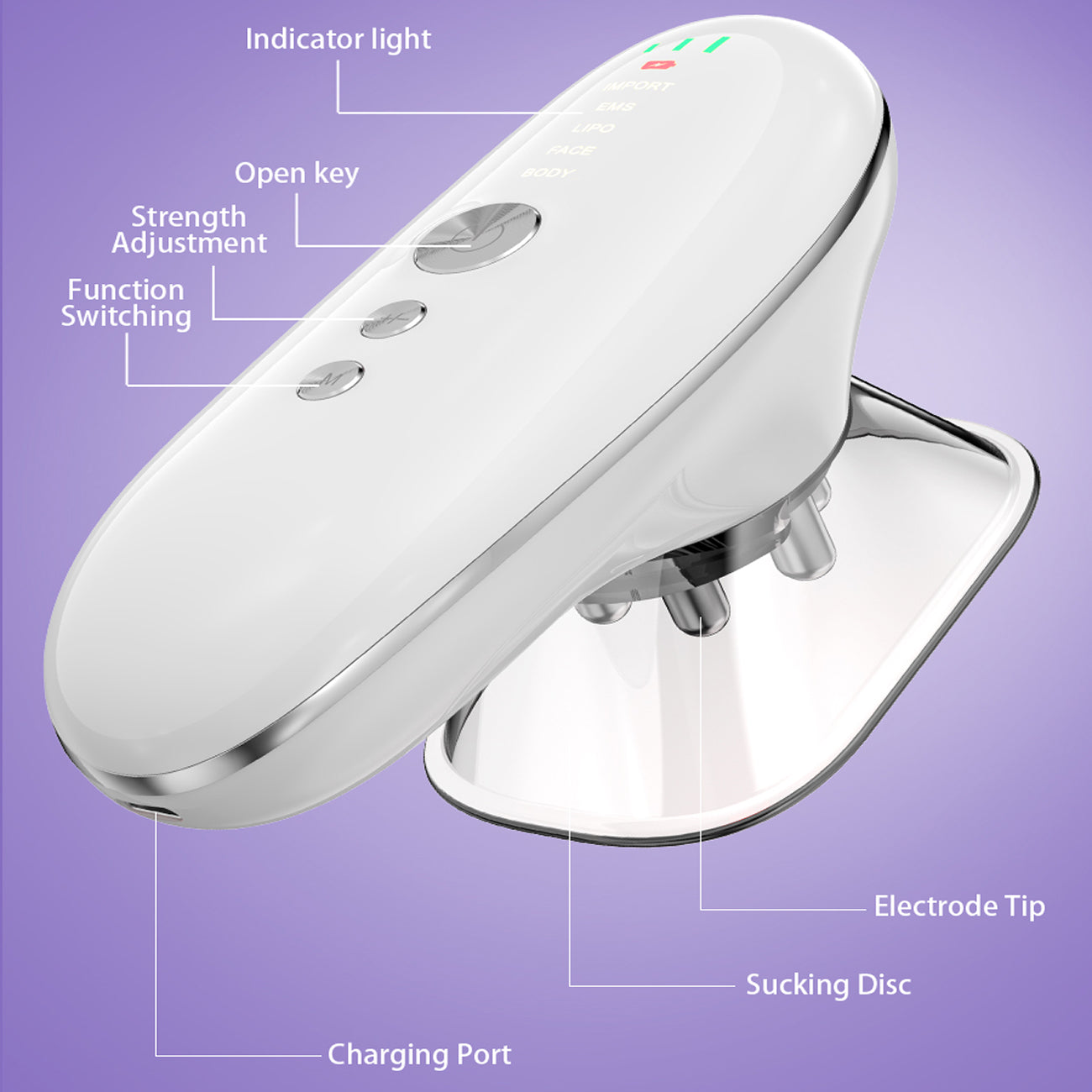 SkixHeni 5-in-1 Skin Tightening & Sculpting Device