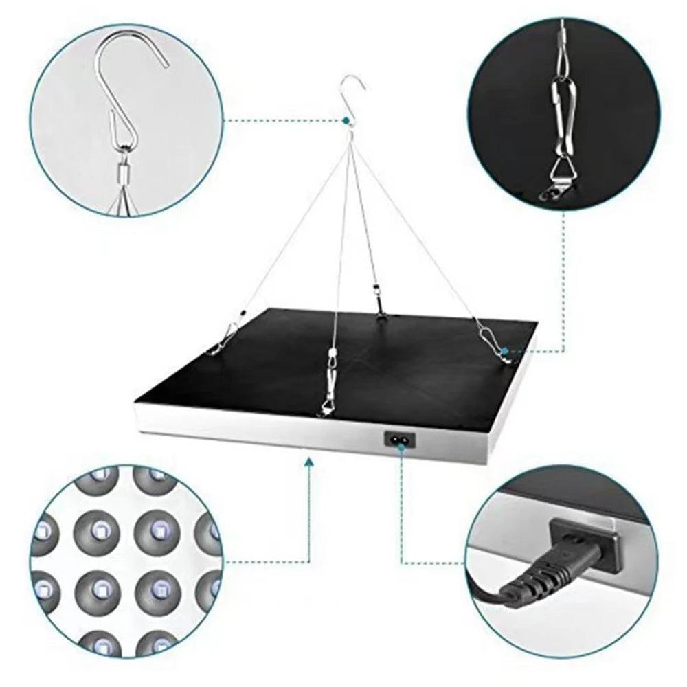 SolisPani 45W Red Light Therapy Panel – 660nm & 850nm Dual Wavelength for Deep Tissue Recovery