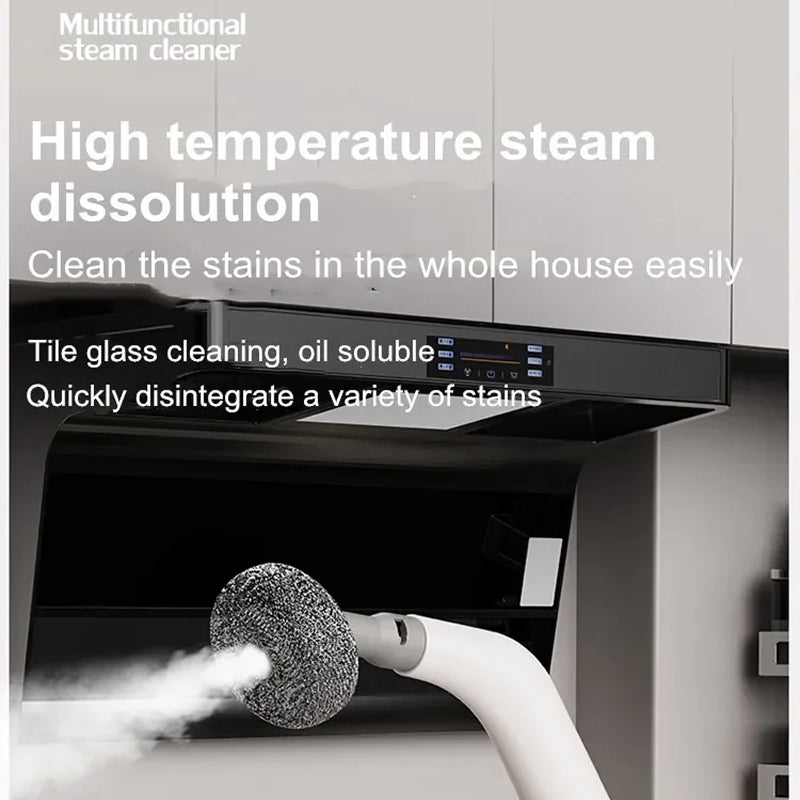 StemClix 1200W High-Temperature Steam Cleaner – 750ml Tank Sanitizer with Multi-Surface Attachments