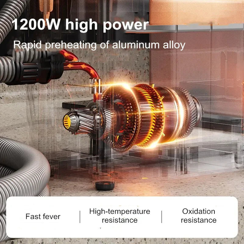 StemClix 1200W High-Temperature Steam Cleaner – 750ml Tank Sanitizer with Multi-Surface Attachments