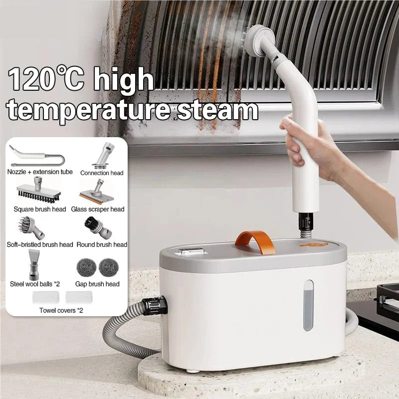 StemClix 1200W High-Temperature Steam Cleaner – 750ml Tank Sanitizer with Multi-Surface Attachments