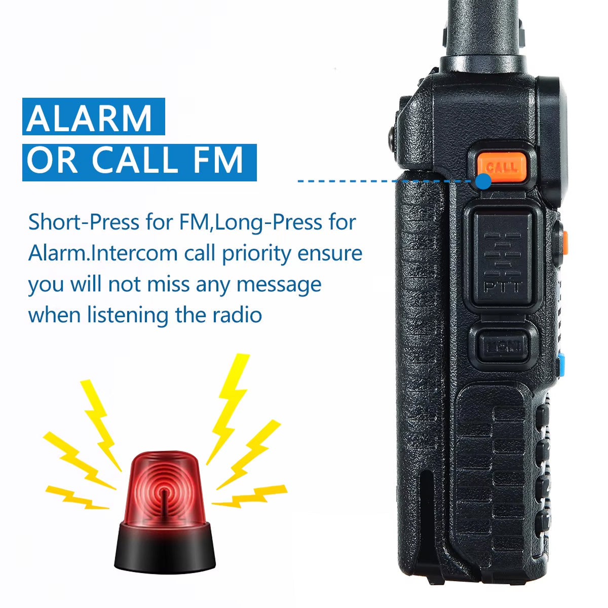 TalkoTake GMRS Two-Way Radio – Long Range Communication, 22 Channels & IP54 Weatherproof Design