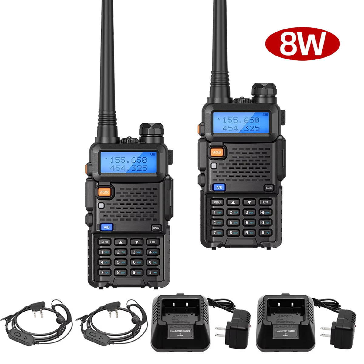 TalkoTake GMRS Two-Way Radio – Long Range Communication, 22 Channels & IP54 Weatherproof Design