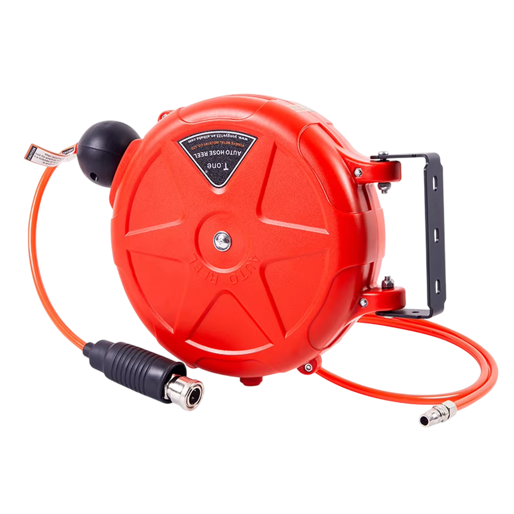 TecoRetra Retractable Hose Reel - 10m Automatic Telescopic Hose with 180° Rotating Bracket