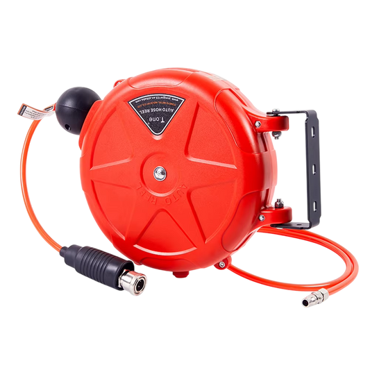 TecoRetra Retractable Hose Reel - 10m Automatic Telescopic Hose with 180° Rotating Bracket