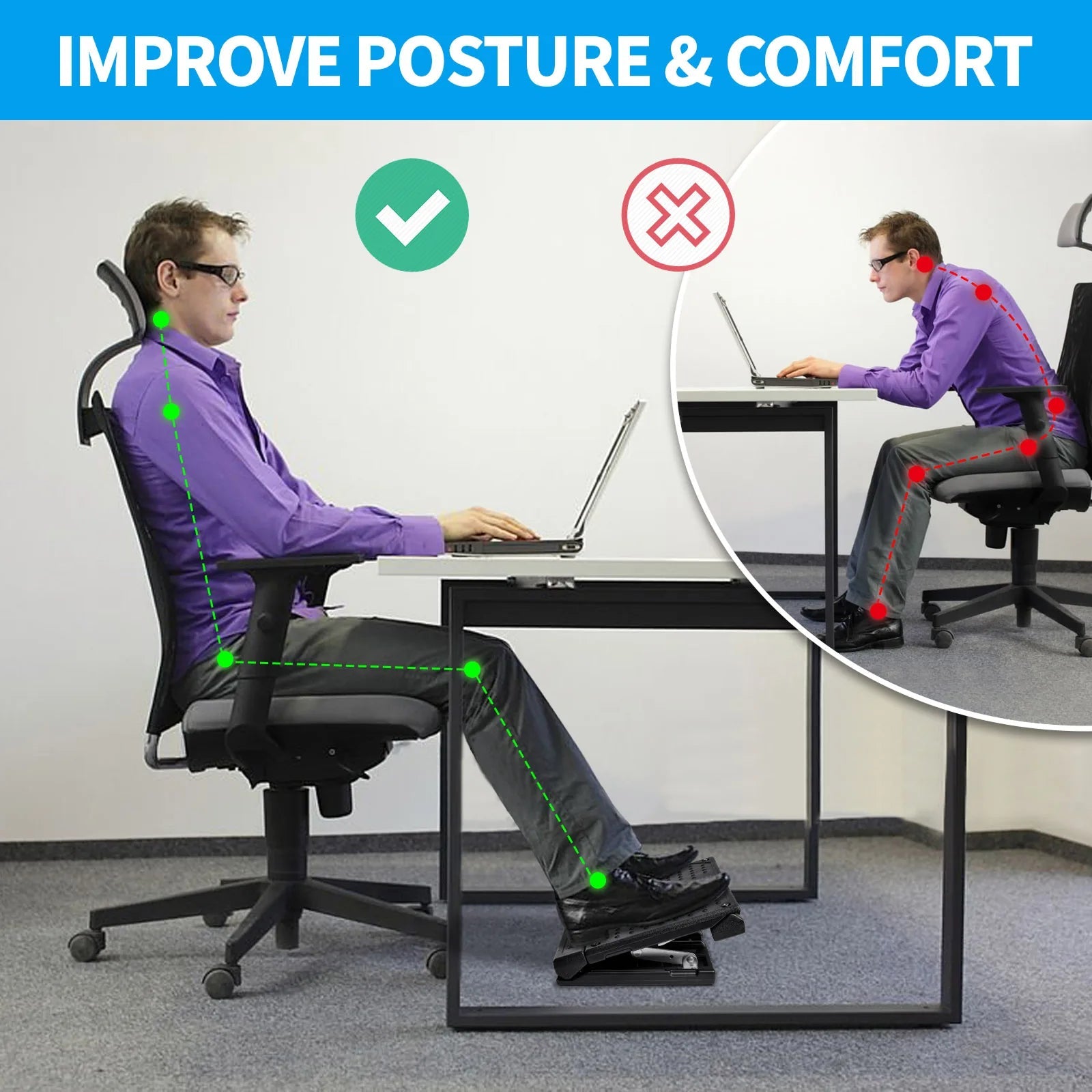 TerlVost Infinite Angle And Height Adjustment Via Upgraded Smooth-Action Hinges