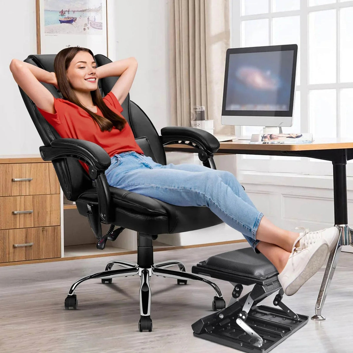 TerlVost Infinite Angle And Height Adjustment Via Upgraded Smooth-Action Hinges