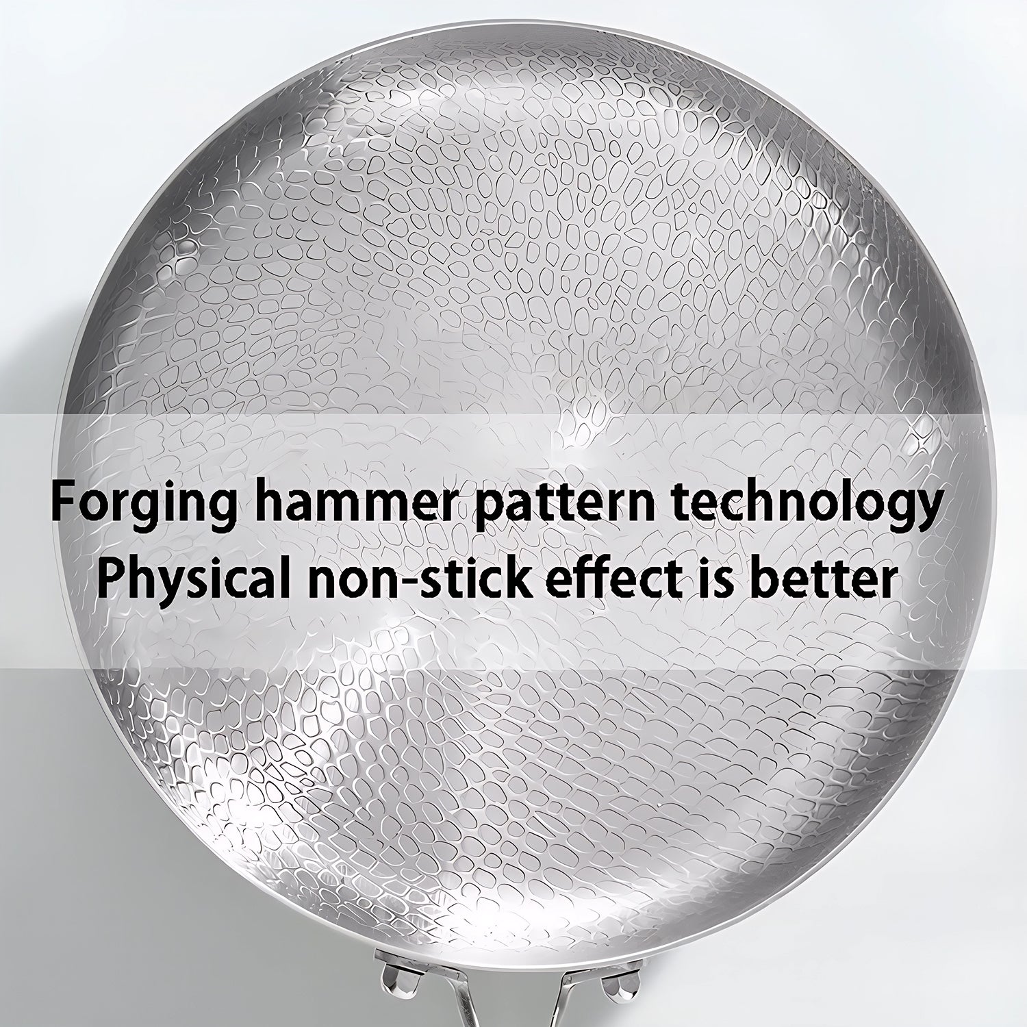 TiMaxpi 12-Inch Titanium Frying Pan – Hexagonal Non-Stick Surface, Scratch Resistant & All-Stove Ready
