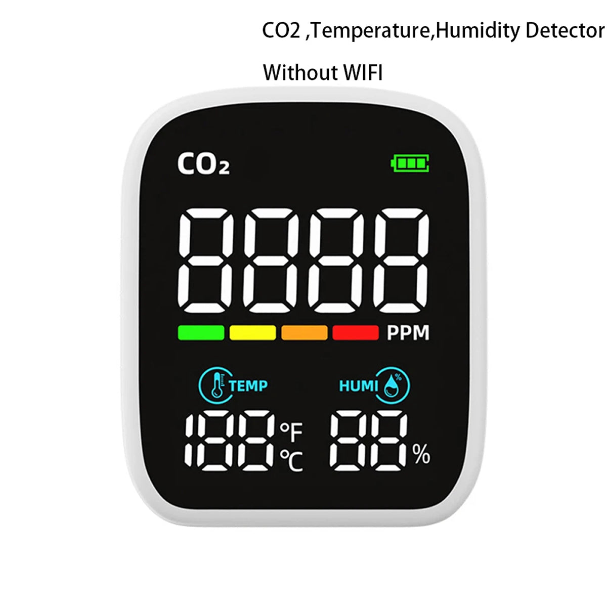 Tilleroic Air Quality & VOC Detector with Wi-Fi Monitoring