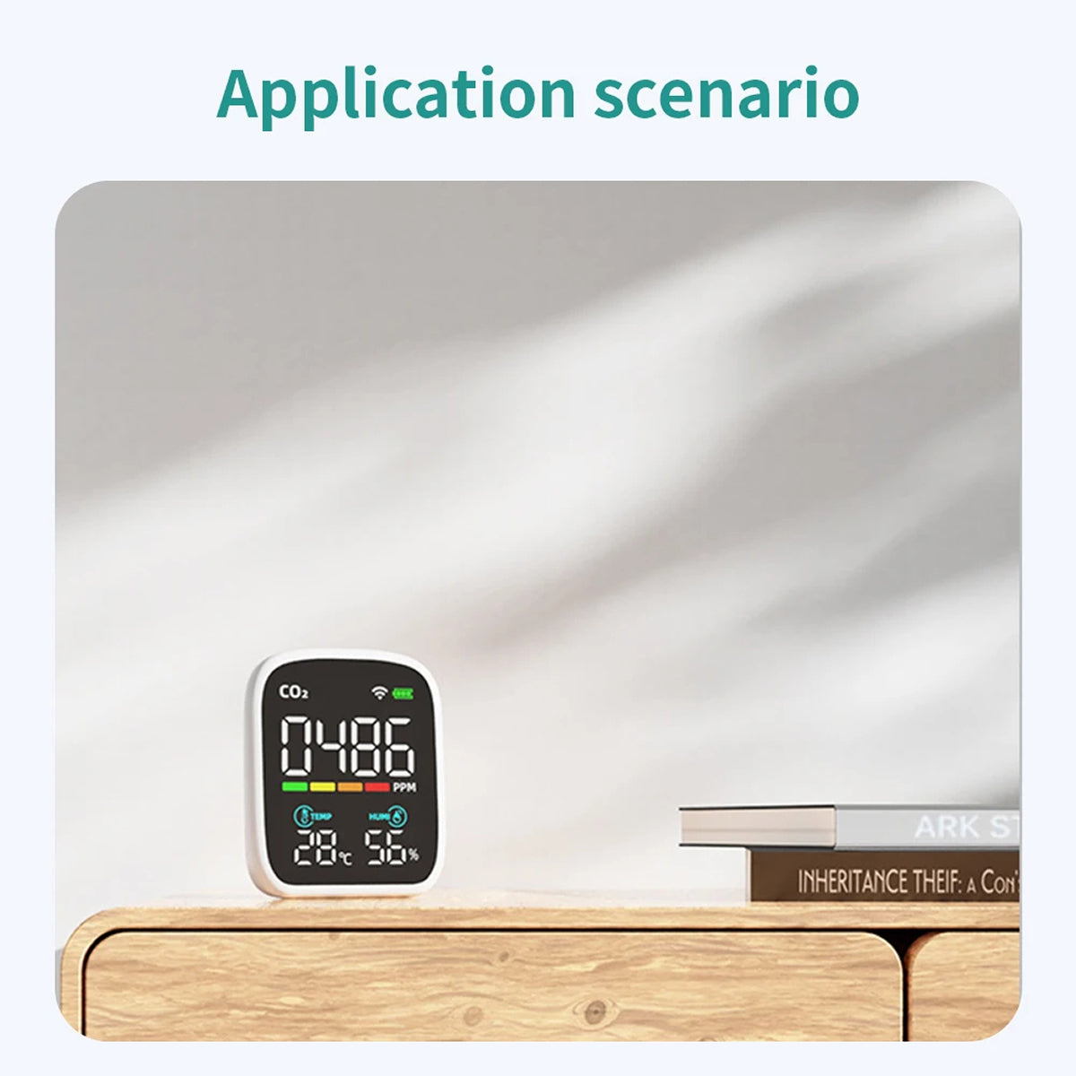 Tilleroic Air Quality & VOC Detector with Wi-Fi Monitoring