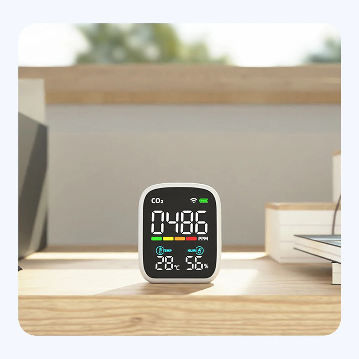 Tilleroic Air Quality & VOC Detector with Wi-Fi Monitoring