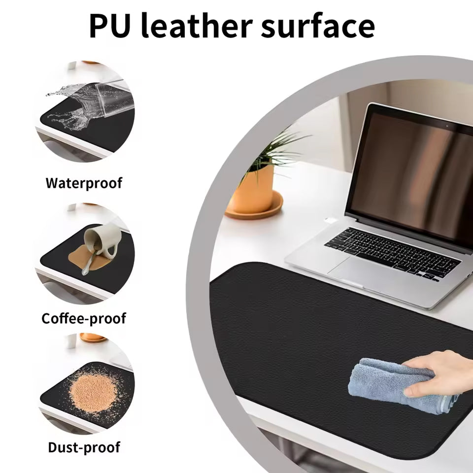 TixiWarmi Carbon Fiber Grounding Mat – Conductive Sleep Therapy, EMF Protection & Earth Cable