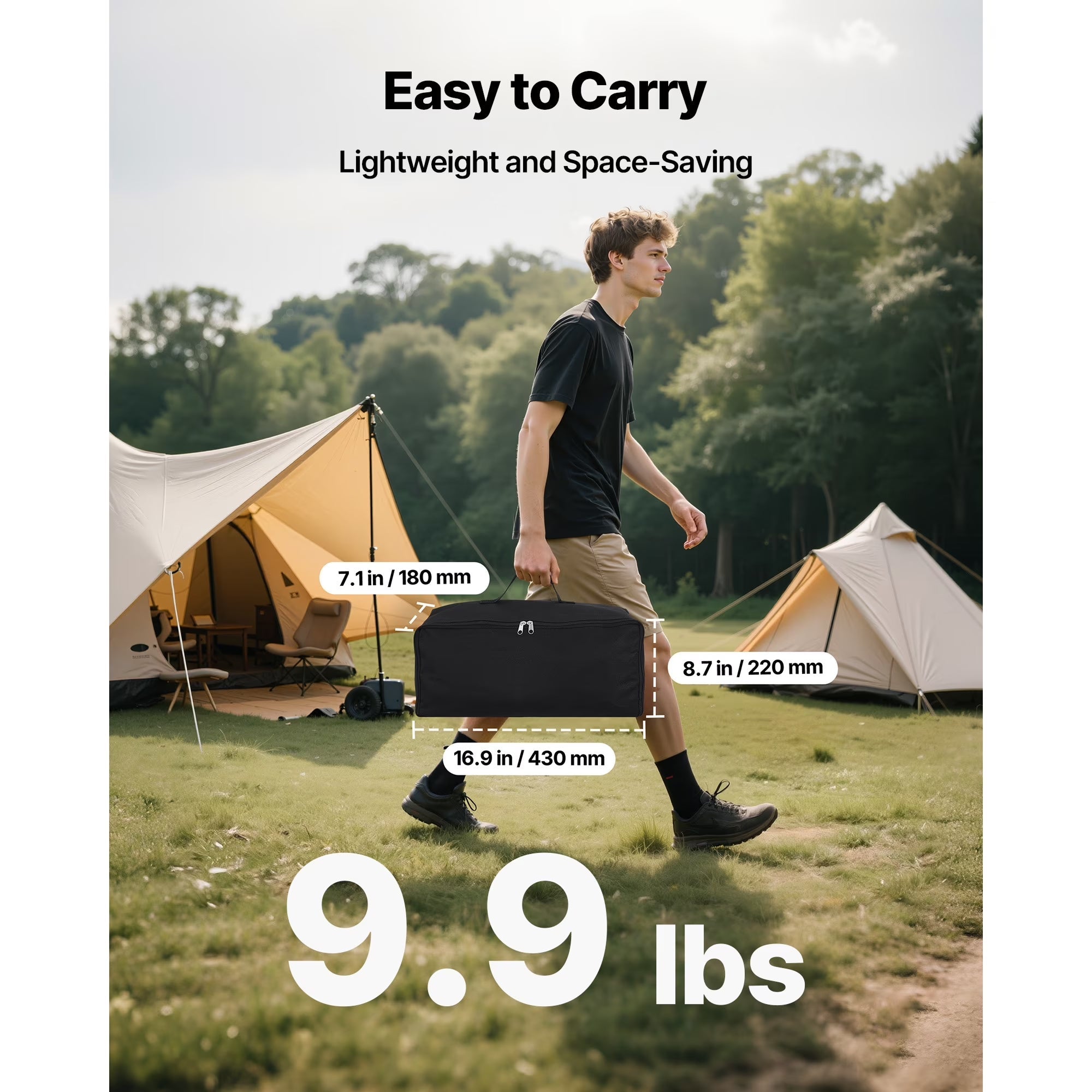 TorinLaxi Sturdy Triangular Stand with Sandbags for Wind Stability