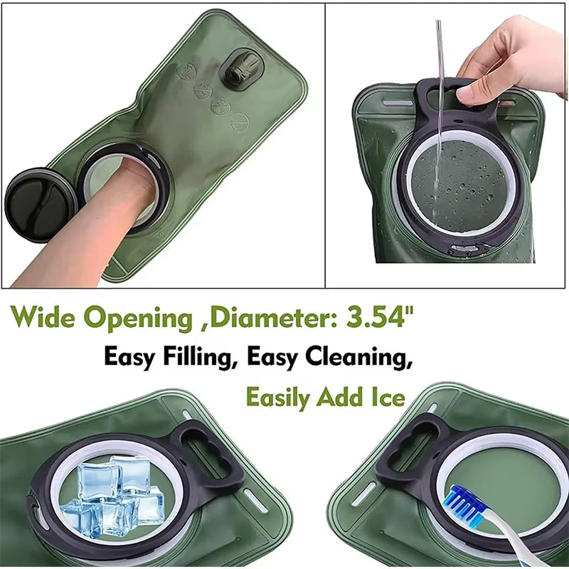 TrecoBlaxi Leak-Proof Hydration Bladder – 3L High Capacity, Premium Taste-Free TPU & High-Flow Bite Valve