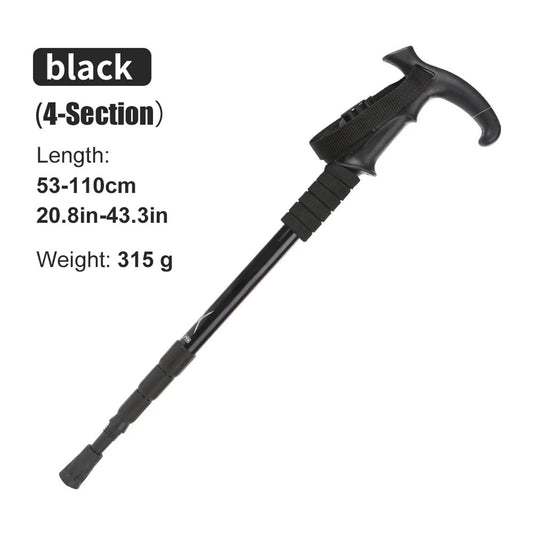 TrekPixin Professional Hiking Poles – Adjustable T-Handle Aluminum Alloy, 315g Lightweight Design