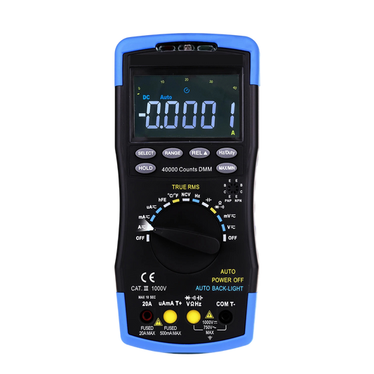 TrusMeaz Digital Multimeter 40,000 Counts True RMS NCV High-Precision Tester