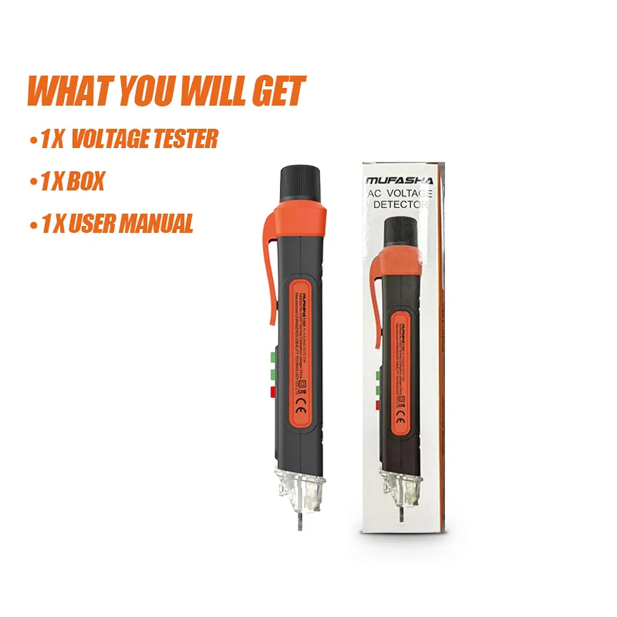 ValixRima Switchable H/L Sensitivity: High 12–1000V / Low 48–1000V For Accurate Detection