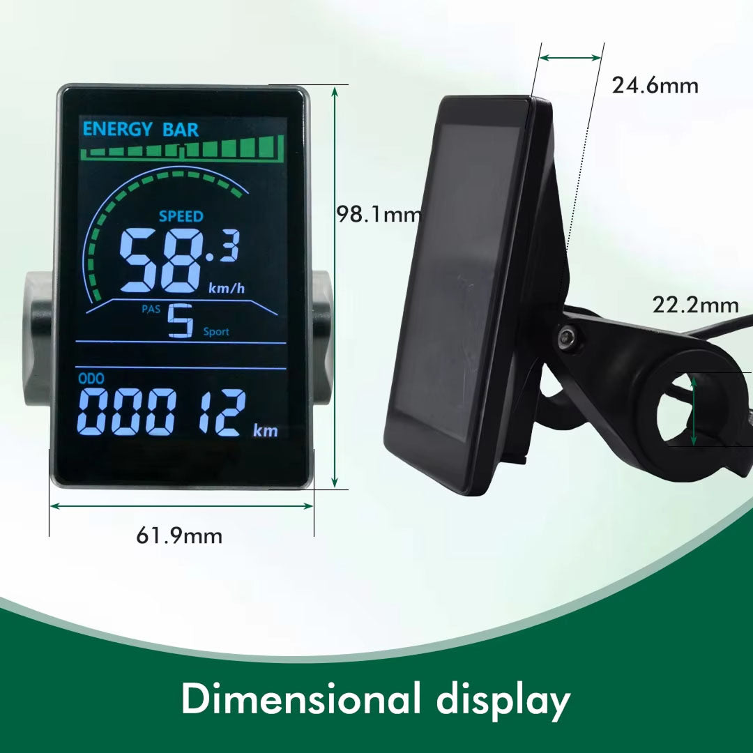 RossDoen | three-colour metrics, real-time battery status, 5-level PAS control