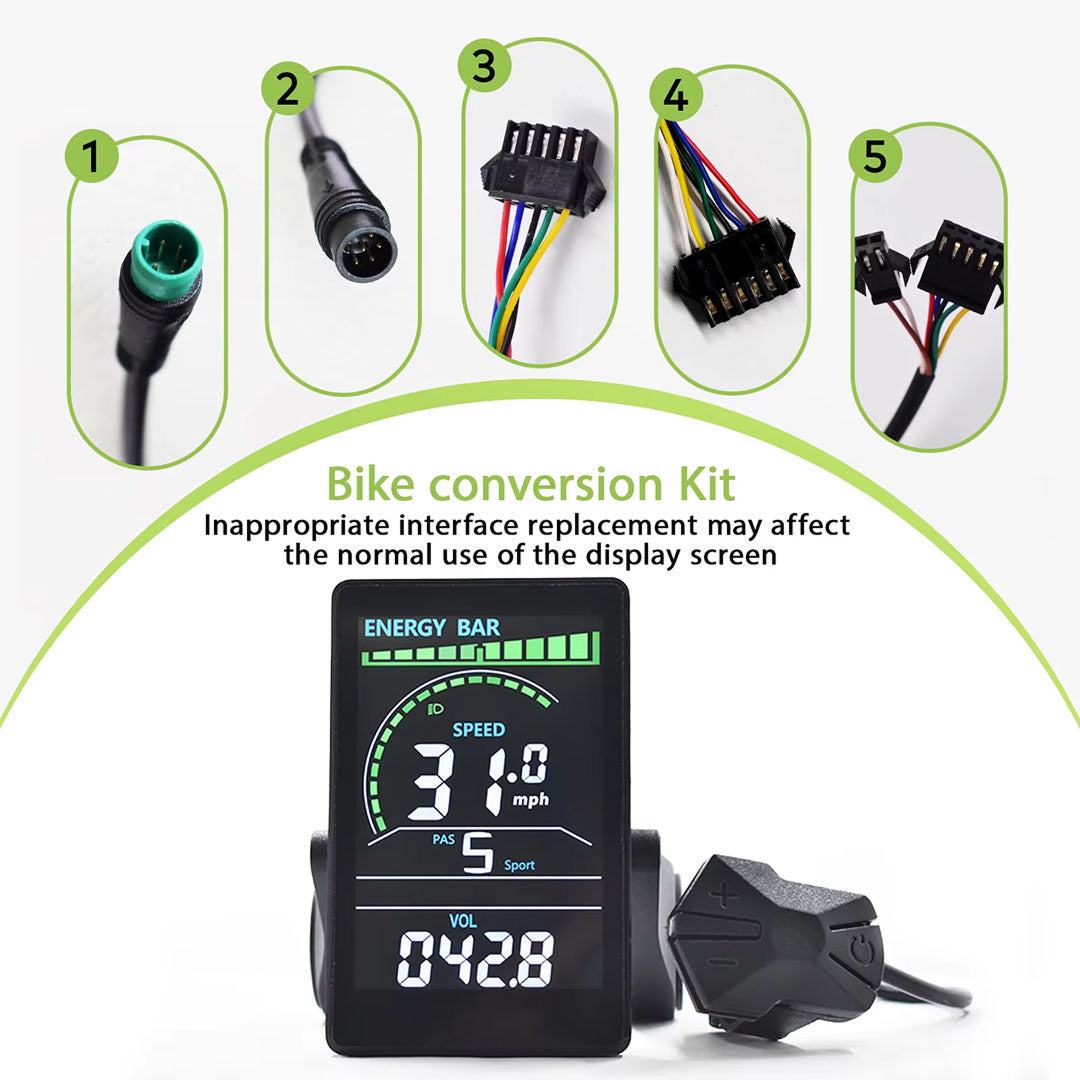 RossDoen | three-colour metrics, real-time battery status, 5-level PAS control
