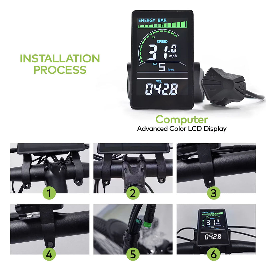 RossDoen | three-colour metrics, real-time battery status, 5-level PAS control