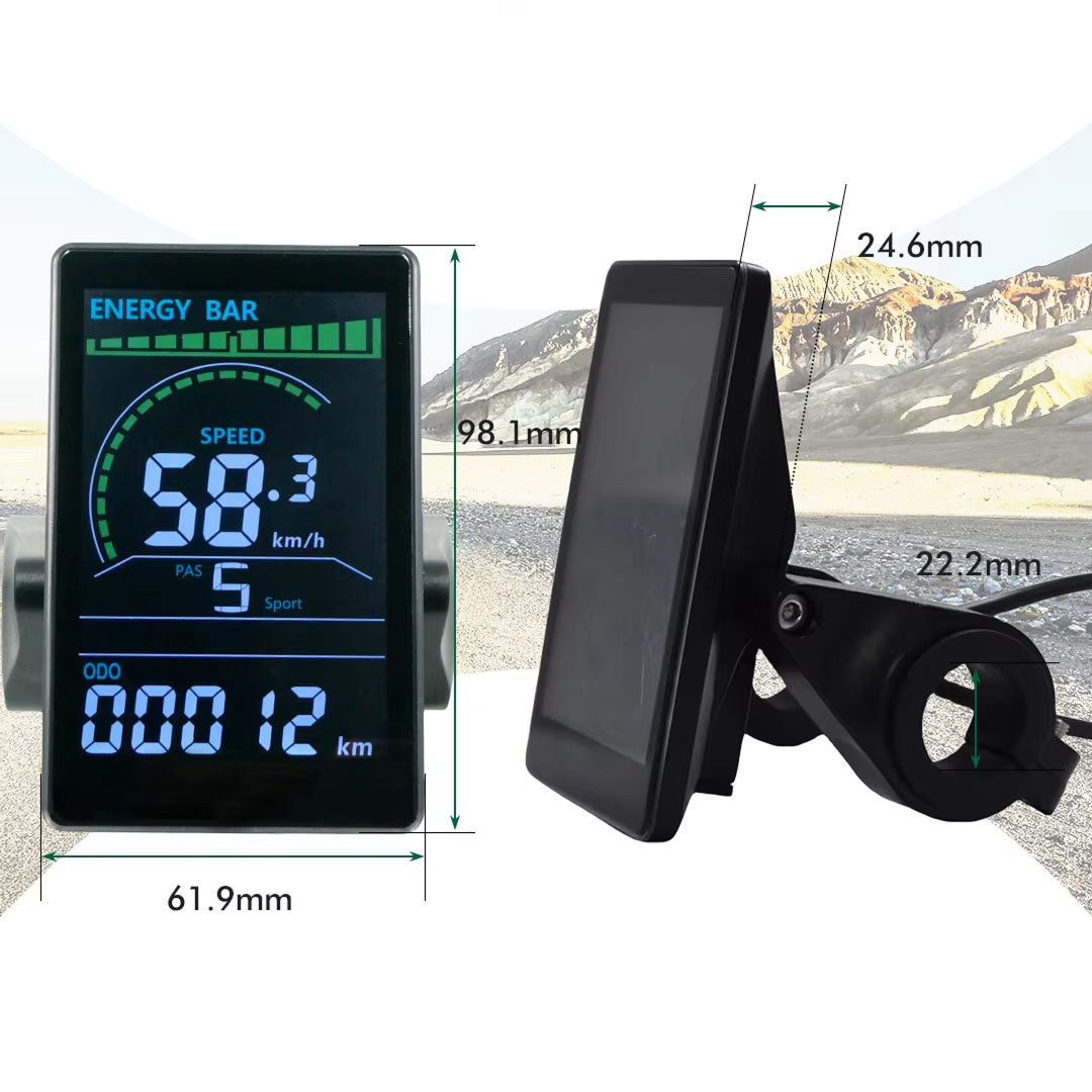 RossDoen | three-colour metrics, real-time battery status, 5-level PAS control