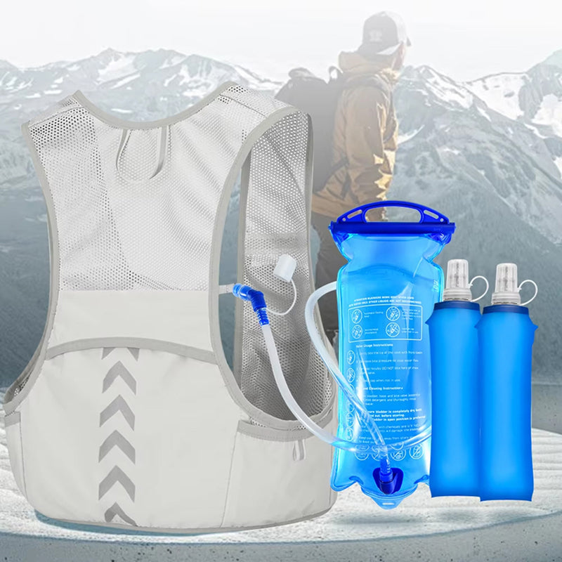 VetixMi Hydration Running Vest 108g Ultralight Waterproof Race Vest with Reflective Safety