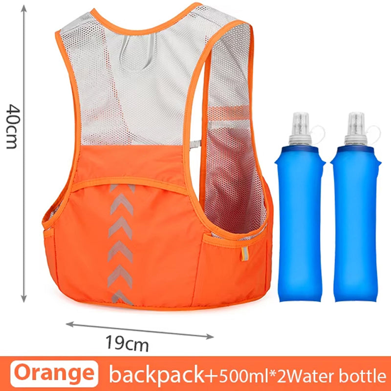 VetixMi Hydration Running Vest 108g Ultralight Waterproof Race Vest with Reflective Safety