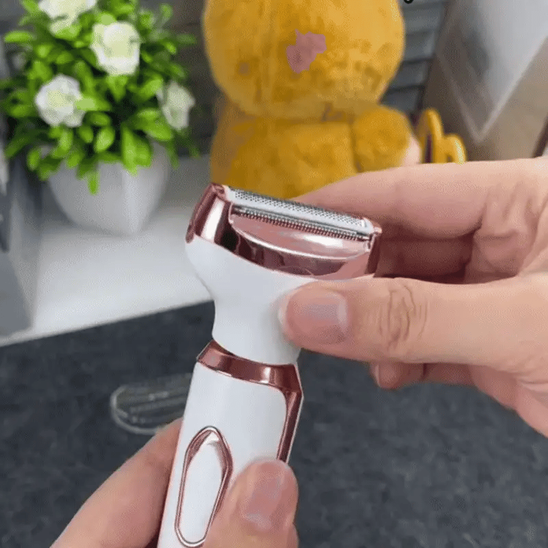 ElixMise 4-in-1 Electric Bikini Trimmer & Intimate Shaver for Women