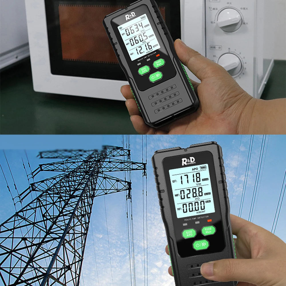 VisZelie 3-in-1 EF, MF, And RF Detection Across 50Hz–3500MHz With ±5% Accuracy