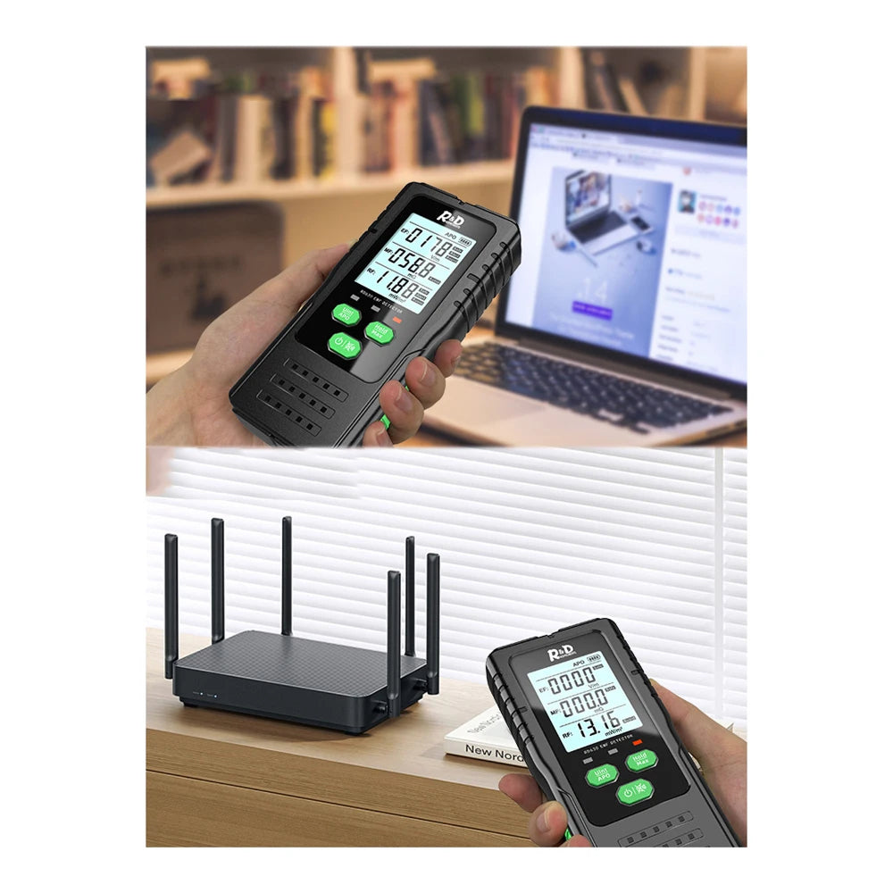 VisZelie 3-in-1 EF, MF, And RF Detection Across 50Hz–3500MHz With ±5% Accuracy
