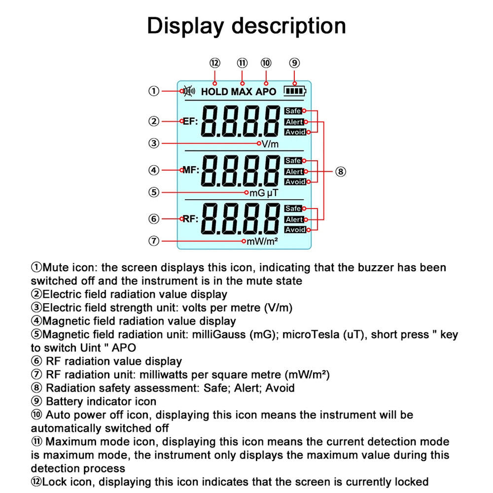 VisZelie 3-in-1 EF, MF, And RF Detection Across 50Hz–3500MHz With ±5% Accuracy