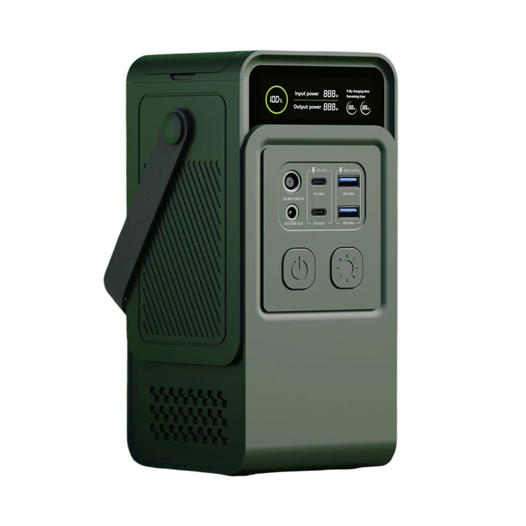 ZingBoxi 296Wh Portable Power Station – PD 100W Fast Charging, AC Outlet & Solar Generator