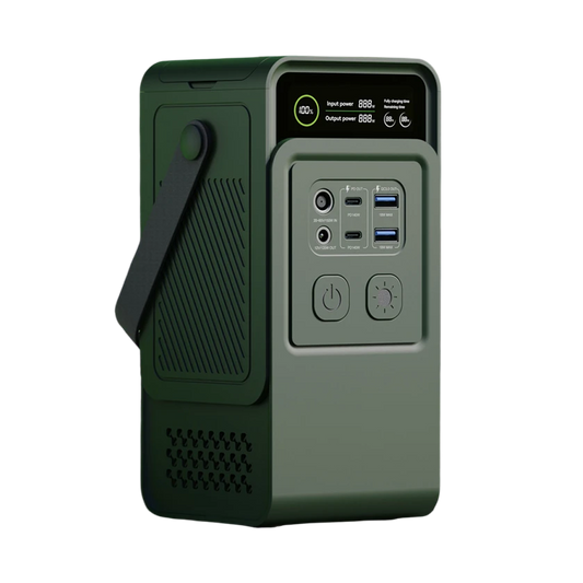 ZingBoxi 296Wh Portable Power Station – PD 100W Fast Charging, AC Outlet & Solar Generator